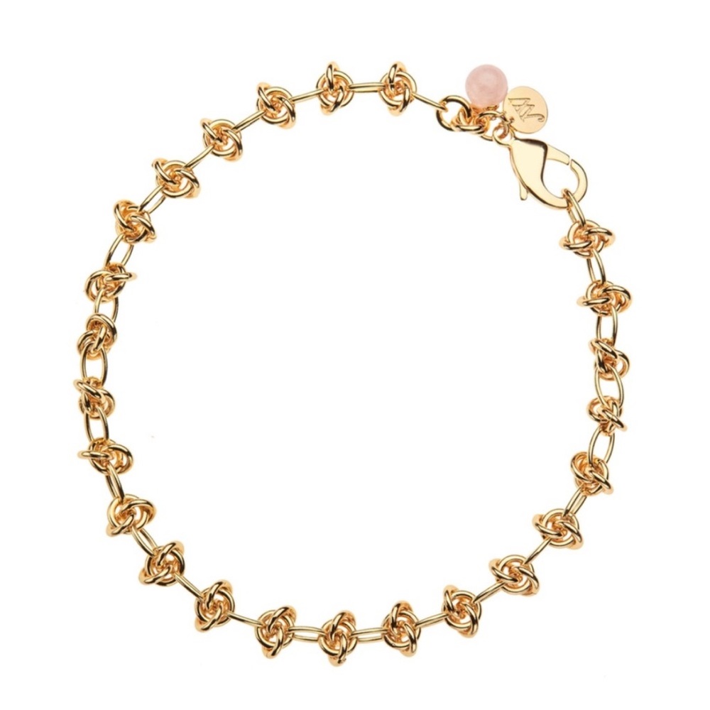 ISO Jane Win Gold In A Knot Necklace
